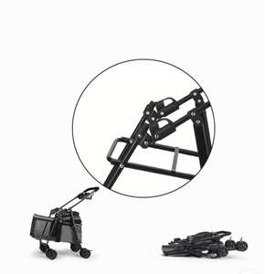 Poussette pliable légère d'extérieur pour animaux de compagnie, chariot de transport pour chiens, poussette pour petits chiens, chats, Teddy - Product Image 6