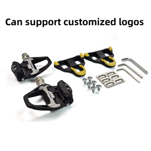 Pedal de bloqueo para bicicleta de carretera, pedal con rodamiento y placa de bloqueo, sistema <span class=keywords><strong>SPD</strong></span>, diseño de tensión ajustable - Product Image 1