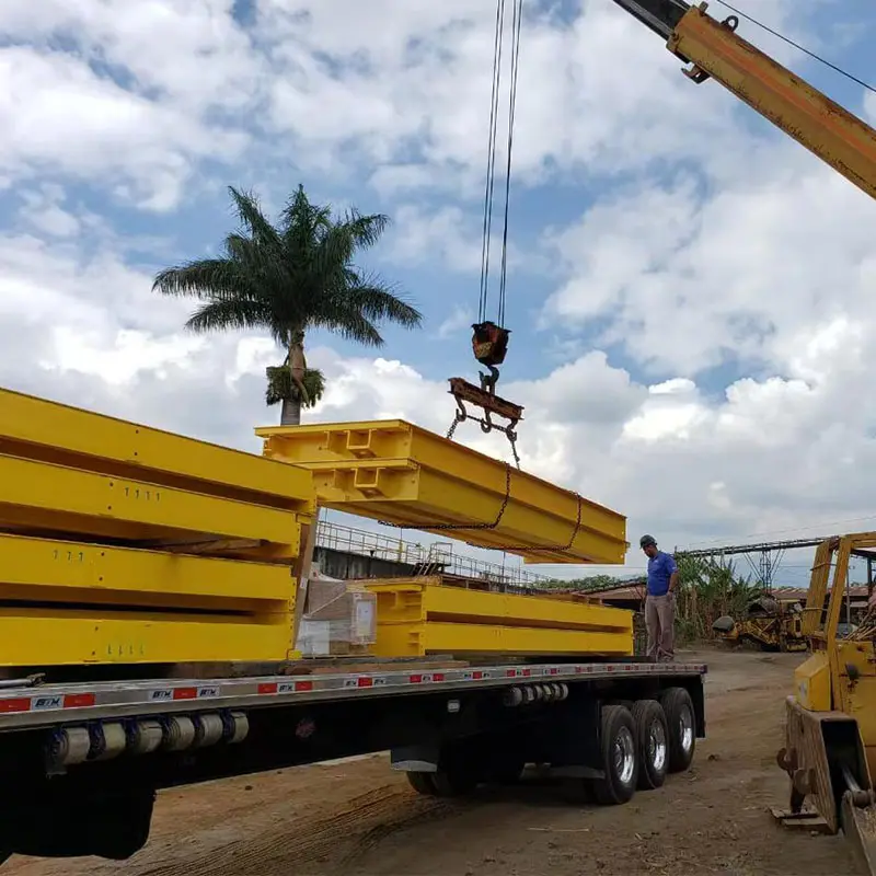 Timbangan truk 100 ton, jembatan penimbang truk pekerjaan berat