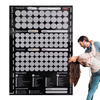 Nouveau Poster 100 Positions de Couple: Défi et Jeu d'Aventure Sexuelle à Gratter – Jeu Adulte pour Amoureux et Couples