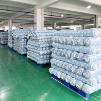 Tissu en microfibre à impression numérique 5D, 100 % polyester, écologique, service de personnalisation d'images, toucher doux, pour la maison, prix usine abordable