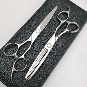 Tijeras de Peluquería CNC de Acero Inoxidable VG10, Tijeras de Entresacar con Punta Cerrada y Mango Largo, Herramientas Profesionales para Barbería - Product Image 4