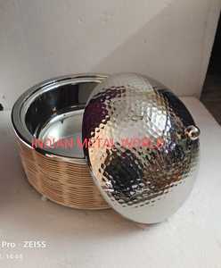 โมเดิร์นไม้เนื้อแข็งการออกแบบใหม่ไม้และสแตนเลสหม้อในทำด้วยมือขายส่งที่กำหนดเองไม้หม้อร้อนที่มีฝาปิด - Product Image 5