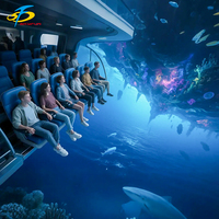 Domo de Cine Volador Comercial 5D 7D 9D con Asientos de Movimiento Personalizados y Diseño Espacial para Centros de Entretenimiento y Centros Comerciales