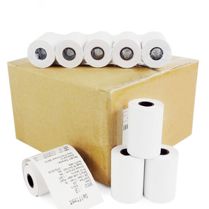 Entrega Rápida, Alta Calidad, Bajo Precio, Rollo de Papel Térmico Suave de 45g, 5730atm, <span class=keywords><strong>APZ</strong></span> 57x50mm, Capa Única, Multicolor, para Punto de Venta Móvil - Product Image 1