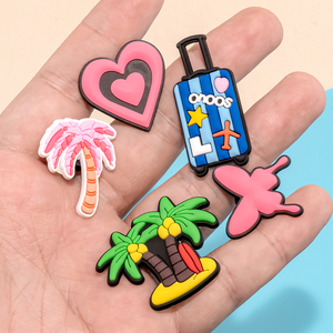 Set de Adornos para Zapatos de Verano, Lindos Adornos de Playa para Zuecos, Decoraciones de PVC Rosa para Zapatos, Perfectas para Mujeres - Product Image 4