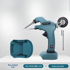 Wireless Lithium Battery <b>Soldering</b> Gun, Rechargeable Semi-Automatic Tin Feeding Gun, Smart Handheld <b>Soldering</b> <b>Iron</b> for Home Use - Product Image 2