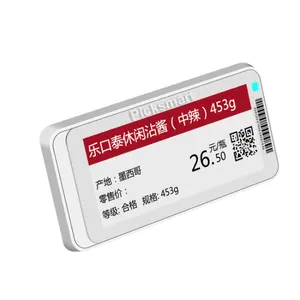 2.9 Inch BLE5.0 Elektronische Plank Label Digitale Epaper Prijskaartje 3 Kleur Eink Scherm Voor De Bakkerij Huisdier Winkel