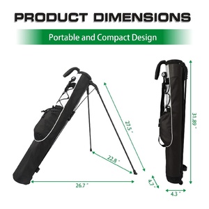 <span class=keywords><strong>Sac</strong></span> <span class=keywords><strong>de</strong></span> golf léger et polyvalent pour hommes et femmes, facile à transporter, durable, pour les terrains <span class=keywords><strong>de</strong></span> golf, les par 3 et les <span class=keywords><strong>cours</strong></span> exécutifs - Product Image 6
