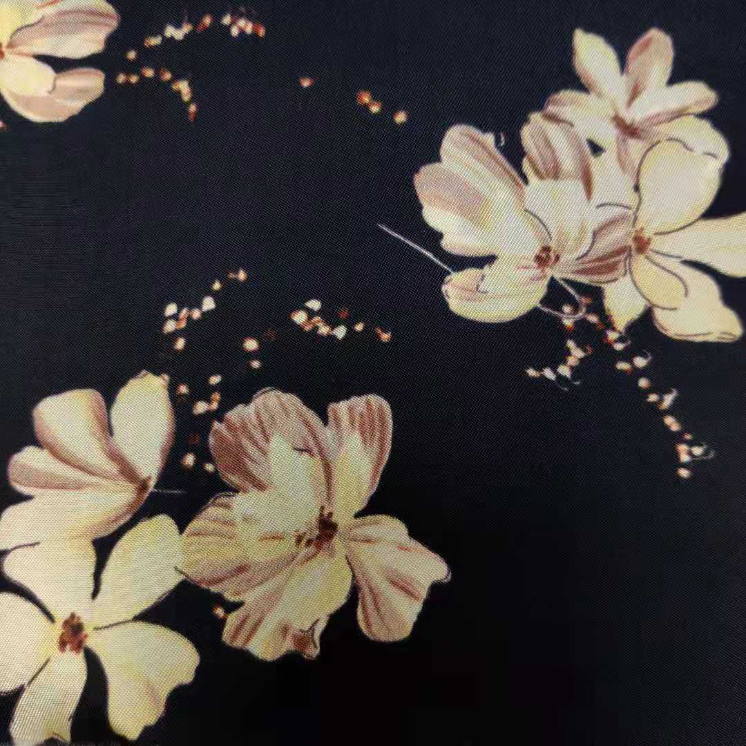 Цифровая печать 100% cupro cupra атласная ткань с шелковистой ручной подгузник