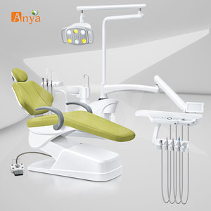 Unidad de Sillón Dental de Lujo, Juego Completo, Cuero Auténtico con Repuestos Importados de Alta Calidad de Foshan - Product Image 1
