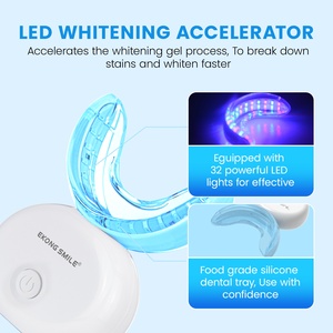 Kit de Blanqueamiento Dental Recargable para Uso Doméstico Recomendado por <span class=keywords><strong>Dentistas</strong></span> con Estuche de Carga UV y Bolígrafos de Gel Personalizados - Product Image 3