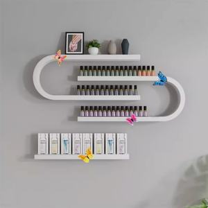 2025 Gold Manicure Display Stand U-shaped Nail Polish Rack <b>Wall</b> <b>Hanging</b> <b>Wall</b> Display Rack <b>Wall</b> <b>Hanging</b> U-shaped Storage <b>Shelf</b> - Product Image 1