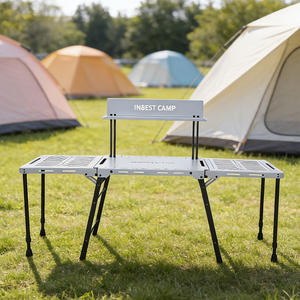 INBESTCAMP Gril Modulaire Transformable et Réglable pour <span class=keywords><strong>Camping</strong></span>-<span class=keywords><strong>car</strong></span>, Station de Préparation de <span class=keywords><strong>Camping</strong></span> en Plein Air - Product Image 1