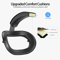 Accessoire de casque Elite VR pour Meta Quest 2, léger et confortable, offrant un excellent confort pour les joueurs du monde virtuel
