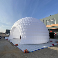Tente gonflable de publicité géante Aero avec lumière LED Tente gonflable géante de dôme d'igloo Tente gonflable géante pour des événements