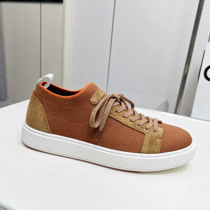 Zapatos Deportivos Casuales de Alta Gama para Hombre, con Suela Plana, Transpirables y Cómodos, Forro de Cuero Genuino, Venta al Por Mayor de Fábrica - Product Image 1