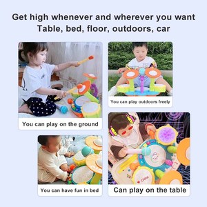 Meilleures ventes Meilleures ventes Meilleure apprentissage pour enfants Tambour Percussion Jouet Éducation précoce Musique Performance Cadeau Enfants Tambour Percussion Jouet - Product Image 2