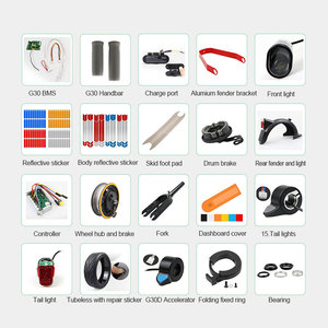 Vente en gros Xiaomi Mijia M365 Pro 2 Original <span class=keywords><strong>Ninebot</strong></span> <span class=keywords><strong>Max</strong></span> <span class=keywords><strong>G30</strong></span> E Scooter électrique Accessoires de carrosserie Pièces détachées - Product Image 6