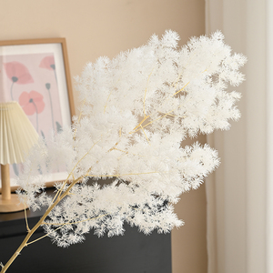 Di lusso di lusso in stile nordico matrimonio e decorazione per la casa di fiori eterni pinglai pino vero ramoscello piante conservate essiccate - Product Image 5