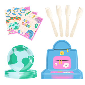 Platos, Vasos y Servilletas con Temática de Graduación DAMAI, Platos de Papel Desechables para Graduación, Artículos de Fiesta, Decoraciones, para 8 Personas - Product Image 5