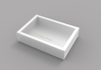 Offre Spéciale boîtes d'emballage en papier personnalisées boîte coulissante en papier blanc avec manchon en PVC