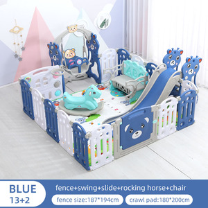 <span class=keywords><strong>Corralito</strong></span> de plástico plegable portátil para niños, cerca de seguridad para patio de juegos, <span class=keywords><strong>parque</strong></span> <span class=keywords><strong>infantil</strong></span> - Product Image 5