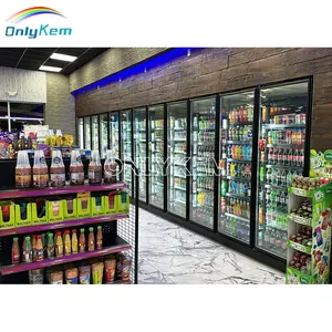 Supermercado Walk in Cooler, Bebida Cooler Room, Display Cold Room