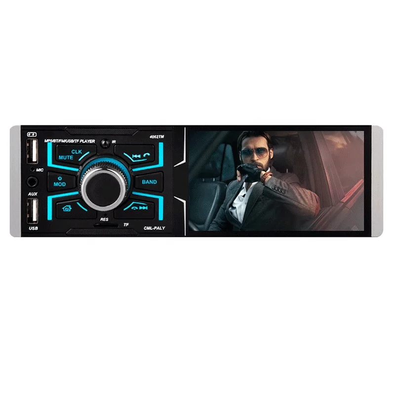 Лидер продаж, 12 В, 4,1 дюйма, сенсорный экран 1 DIN, музыкальный MP5-плеер высокой четкости для автомобиля