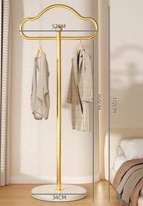 Appendiabiti Verticale Moderno di Lusso Leggero, Semplice, in Metallo, a Forma di Nuvola, <span class=keywords><strong>da</strong></span> Terra, per <span class=keywords><strong>Camera</strong></span> <span class=keywords><strong>da</strong></span> <span class=keywords><strong>Letto</strong></span> e Comodino - Product Image 6