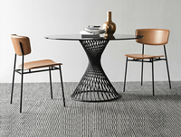 Table basse en maille pour la maison, nouvelle collection, transparente, personnalisée, en métal, ronde, intérieure, en carton, en fer, multifonctionnelle, moderne, Tianjin