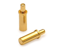 2mm 2,6mm Conector Terminal Pins Latón Chapado en oro Dip Spring Loaded Pogo Pin