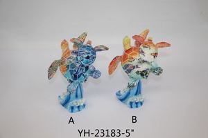 คอลเลกชันรูปปั้นเต่ารูปตัวอักษรในธีมทะเลมีหลากหลายสไตล์ - Product Image 2