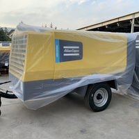 Sistema de Compresor de Aire Portátil de Alta Resistencia Atlas Copco de Última Generación, 400-850 CFM, para Proyectos de Petróleo, Gas y Servicios Públicos