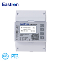Eastron SDM630-EV V2 Medidor de Energía Trifásico de 100A para Riel DIN con Doble RS485 Modbus MID PTB Bidireccional OCMF AC para Carga de Vehículos Eléctricos