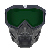 Masque modulaire compatible avec casque pour Aprilia Moto Guzzi, design convertible, lavable, réutilisable, protection faciale multisports