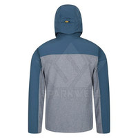 Moderne Kapuzen-Softshell-Jacke Windresistent Atmungsaktiv Umweltfreundlich Vorne Verschließbar für Outdoor-Arbeit Wandern Spazieren Alltäglichen Gebrauch