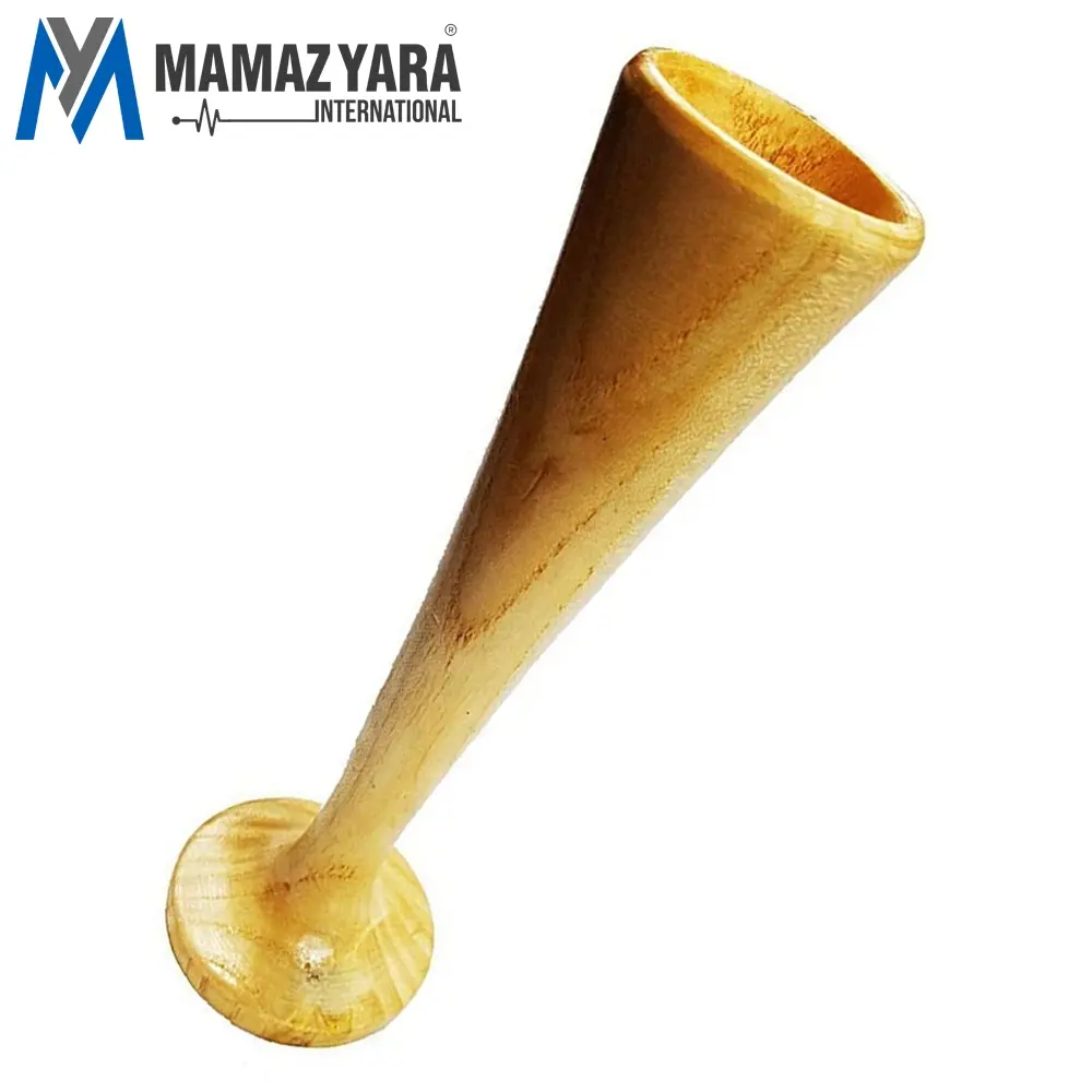 Estetoscopio fetal de cuerno de Pinard, instrumentos quirúrgicos de ginecología de madera, MYI-GYN-0031