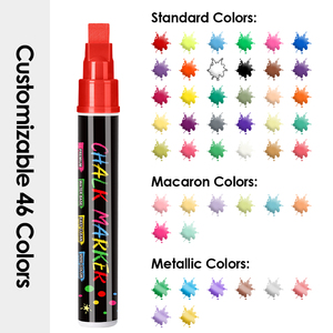 Marqueurs à <span class=keywords><strong>craie</strong></span> liquide MagiArt 10mm effaçables au <span class=keywords><strong>pastel</strong></span> Marqueur effaçable à <span class=keywords><strong>sec</strong></span> au néon pour tableau blanc - Product Image 5