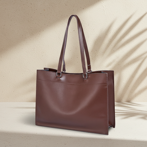 Mayorista Bolso Tote <span class=keywords><strong>de</strong></span> Cuero Full Grain Grande para Mujer Resistente Bolso Hombro <span class=keywords><strong>de</strong></span> Trabajo con Bolsillo para Laptop 15 Pulgad - Product Image 1