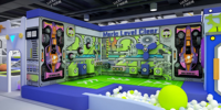 Aire de jeux intérieure pour enfants, parc d'aventure Mario Ball Pit, conception personnalisée directe d'usine, projet unique Future Base