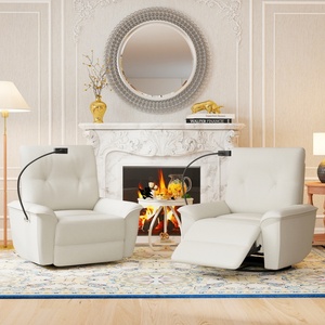 <span class=keywords><strong>Fauteuil</strong></span> inclinable pivotant robuste et rembourré avec port USB-C, <span class=keywords><strong>fauteuil</strong></span> à bascule facile à <span class=keywords><strong>nettoyer</strong></span> <span class=keywords><strong>pour</strong></span> chambre à coucher - Product Image 2