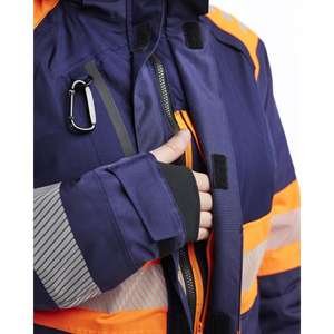 BLAKLADER - 447019778953L Veste d'hiver haute visibilité pour femme Bleu marine/Orange-EAN 7330509849538 HI-VIS WORKWEAR - Product Image 5