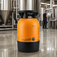 Fût de bière réutilisable en plastique pressurisé 30L 15 bars, fût à pression en PEHD de qualité alimentaire pour brasserie commerciale, fournisseur en gros Chine