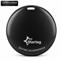 Nouveau traceur GPS Bluetooth double système compatible AirTag Android, dispositif anti-perte avec batterie remplaçable (10-12 mois) pour animaux de compagnie