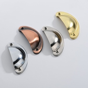 82MM Antique Iron Shell Drawer Handle for Cabinet Kitchen &amp; Hotel Use-Durable Eco-Friendly Furniture Hardware - Product Image 3