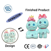 Vente en gros de jouets en peluche super doux, créatifs, amusants et mignons, brodés, de 5 cm à 15 cm, pour cadeau souvenir