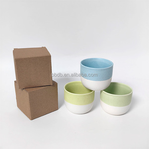 Mug de voyage en céramique mignon, mini tasse à café en argile céramique de 150 ml sans anse pour femmes et hommes - Product Image 2