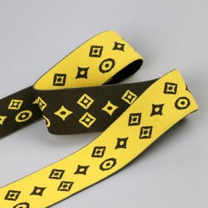 Good Price Polyester <b>Webbing</b> Tape Support Customized Logo Jacquard Elastic for Garment Accessories Waist Band Underwear - Product Image 6