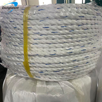 Cuerda Trenzada de PP de Alta Resistencia de 3 Hebras para Pesca y Amarre Marino, Empacada en Rollo
